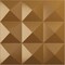 Ekena Millwork 11 7/8in. W x 11 7/8in. H Benson EnduraWall Decorative 3D Wall Panel Covers 0.98 Sq. Ft. WP12X12BEDVG - alternate 1